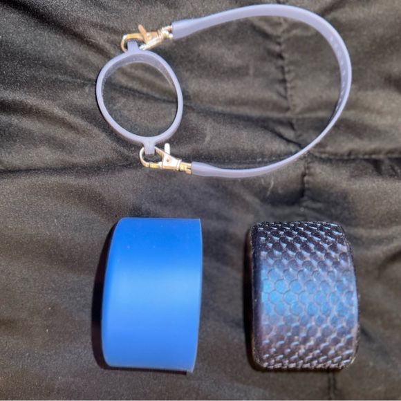 Used good condition Stanley Blue Speckled Travel Mug w accessories. - Picture 6 of 10